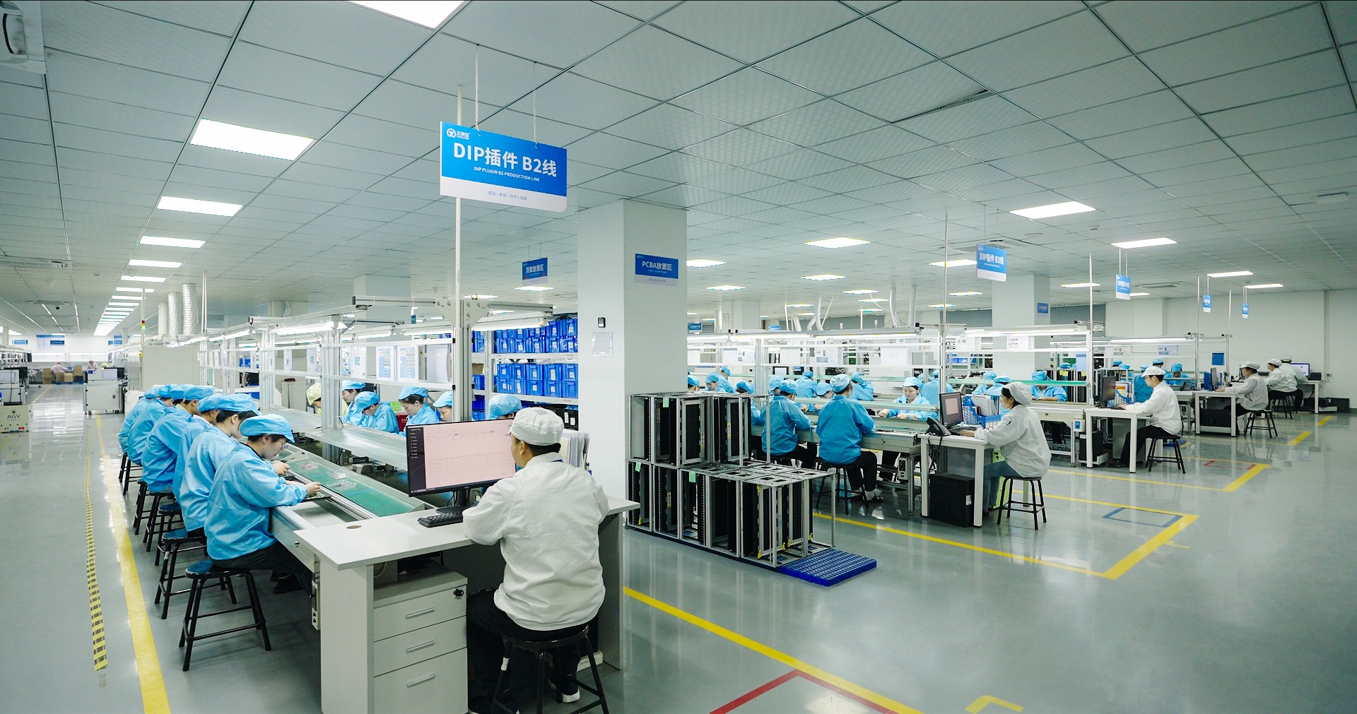 SZTMY DIP and THT assembly line