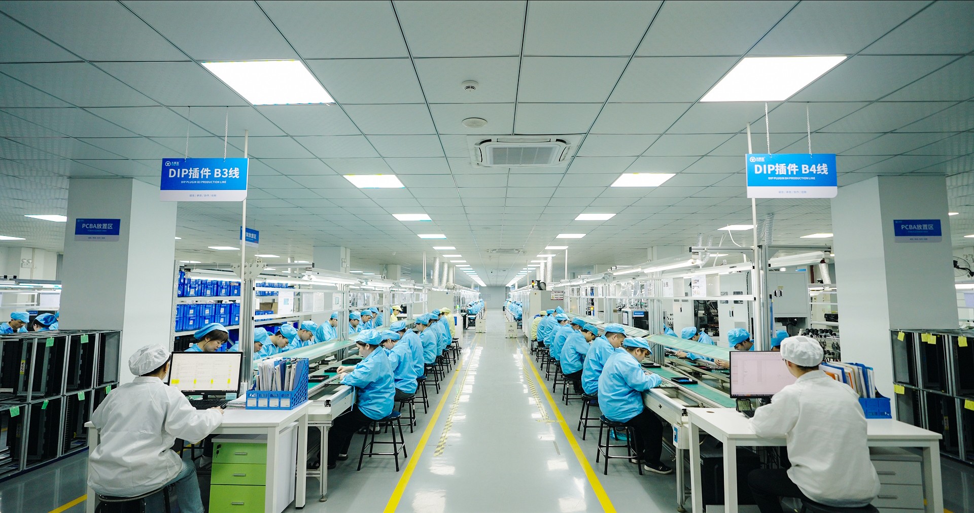 SZTMY electronics manufacturing production floor